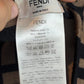 FENDI ROMA poncho interlocking FF logo pattern, size M