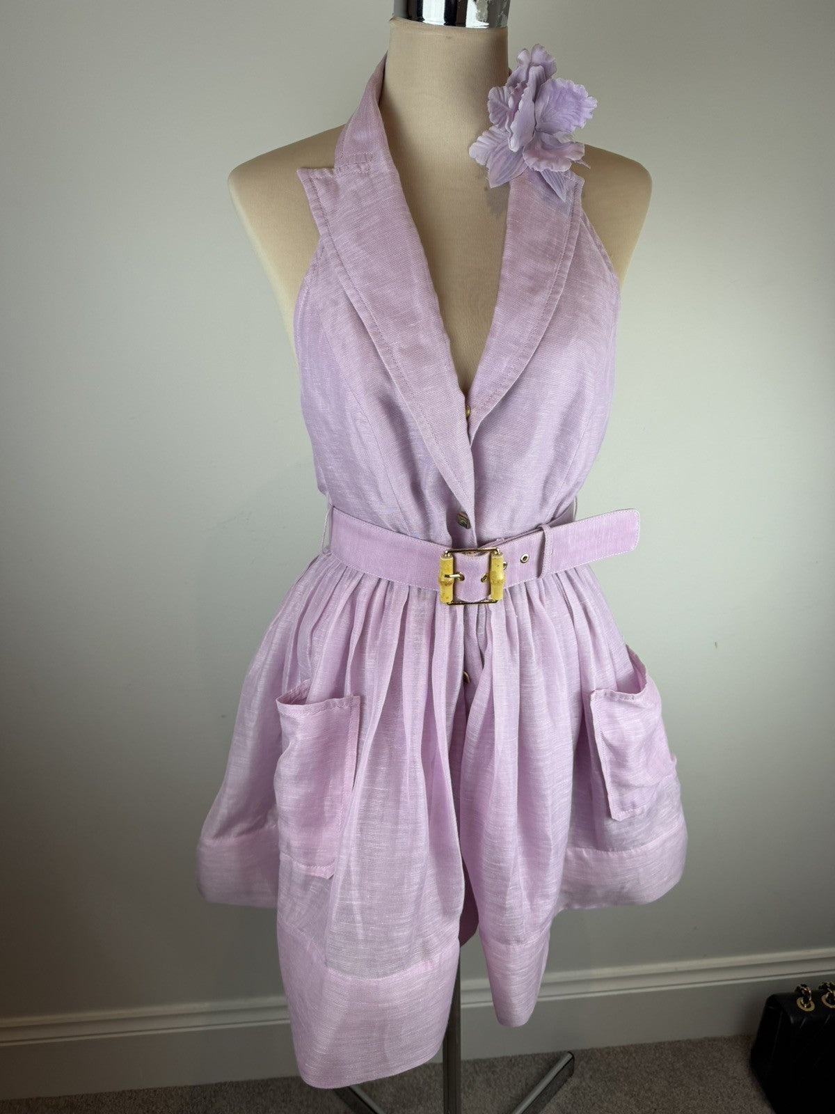 Zimmermann High Tide Tuxedo Mini Dress Size 1 / AU 10 / US 6