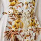 ZIMMERMANN Vacay Beaded Belted Floral-Print Linen Mini Dress Size 1 AU 10 US 4