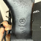 CHANEL Quilted CC Thong Sandals T-Strap Size 40