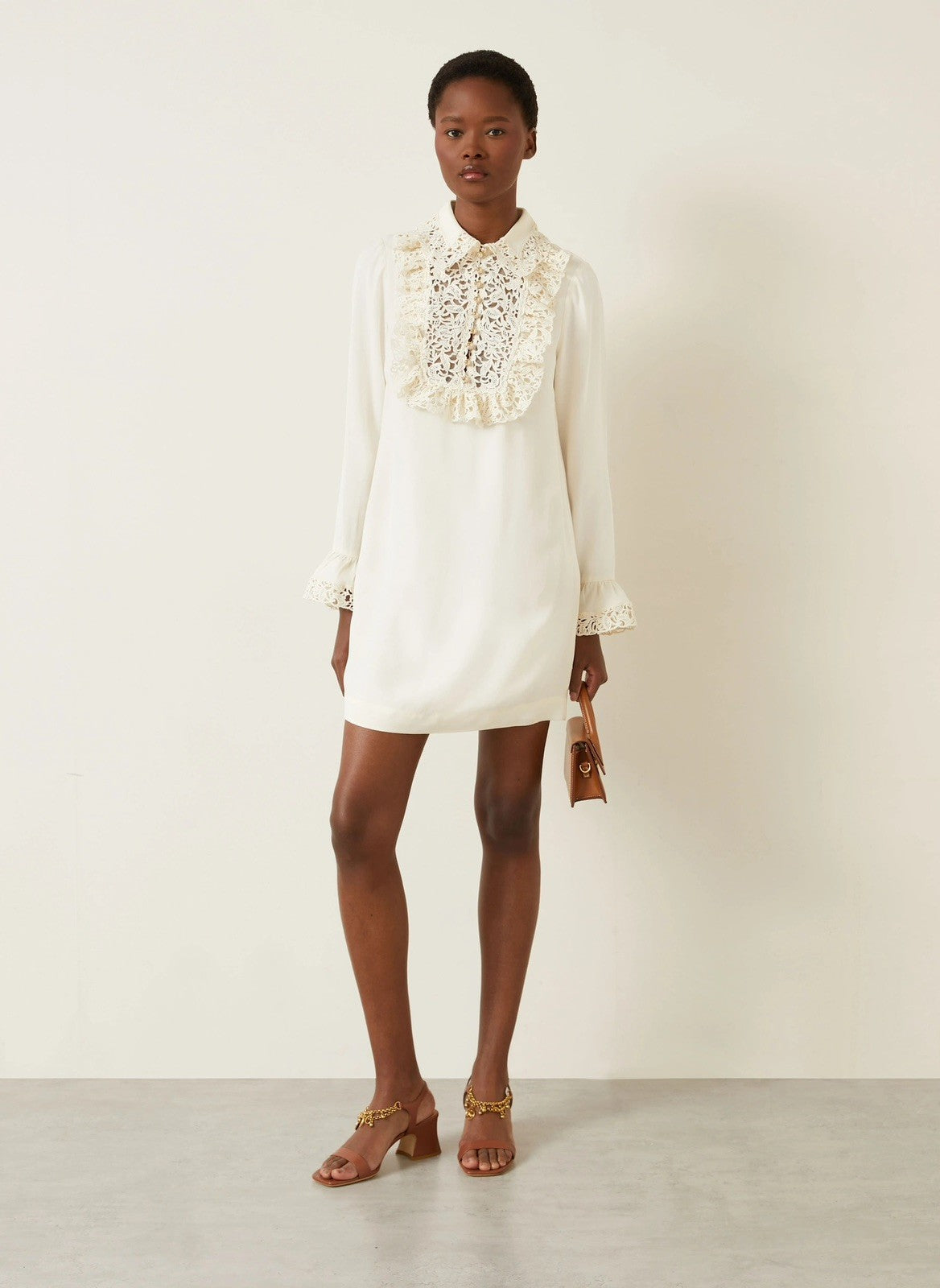 Zimmermann Lace Trim Shift Dress Size 0/UK 8/US 2