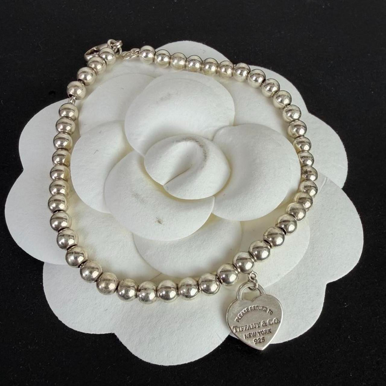 Tiffany & Co sterling steel bracelet