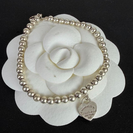 Tiffany & Co sterling steel bracelet