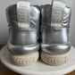 UGG silver metallic high top boots Size US 7 #shearling #winterboots