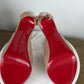 Christian Louboutin Caged Open-Toe Heeled Sandals Nude Patent – Excellent 39eu