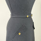Scanlan Theodore Lurex Black mini dress size XS