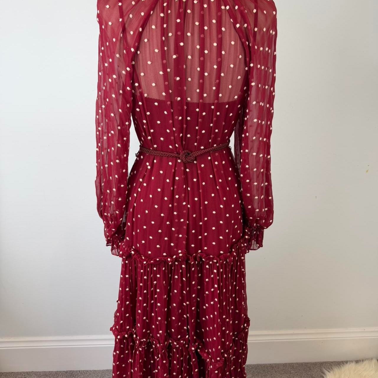 ZIMMERMANN Ladybeetle Swing Midi Dress size 0