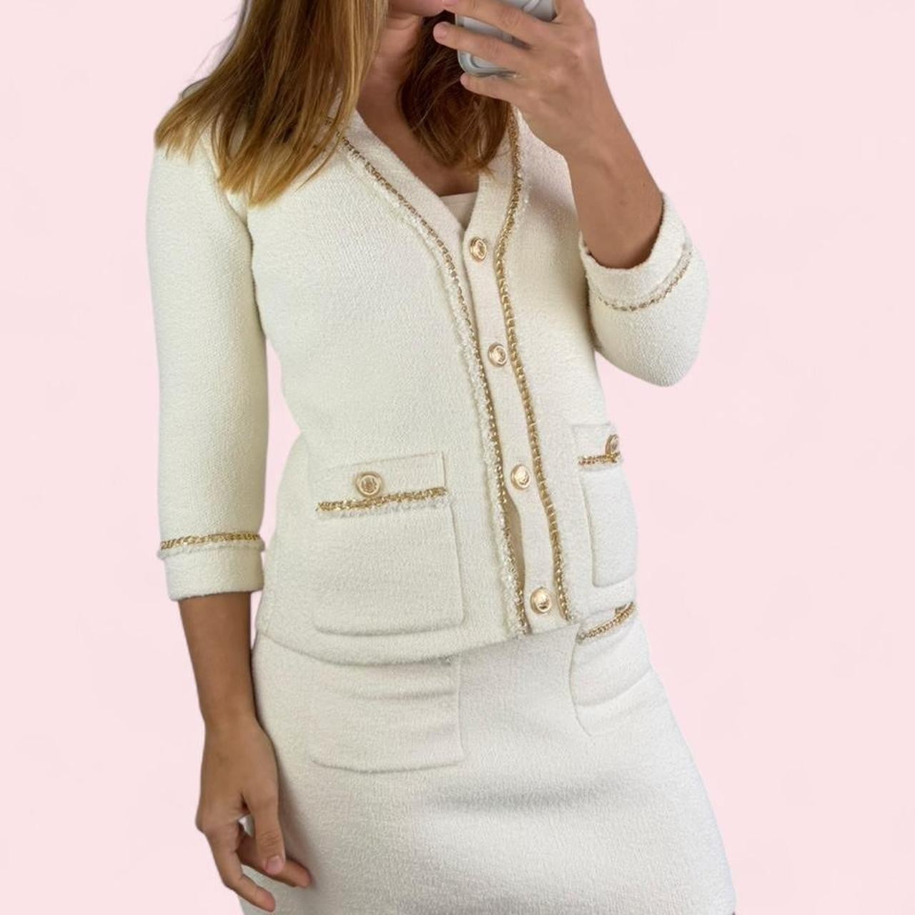Maje Moxette Cardigan and Skirt Set Size 8-10 au