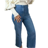 Scanlan Theodore Denim Crop Jean  blue denim jeans