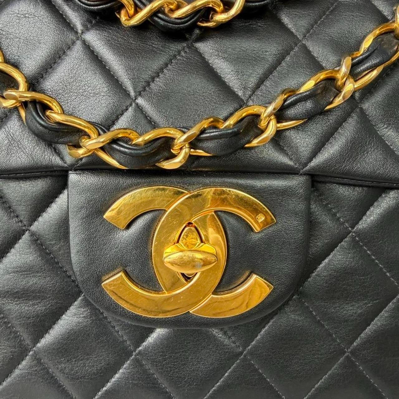 Chanel Jumbo Mattelasse CC 34 cm Single Flap Bag