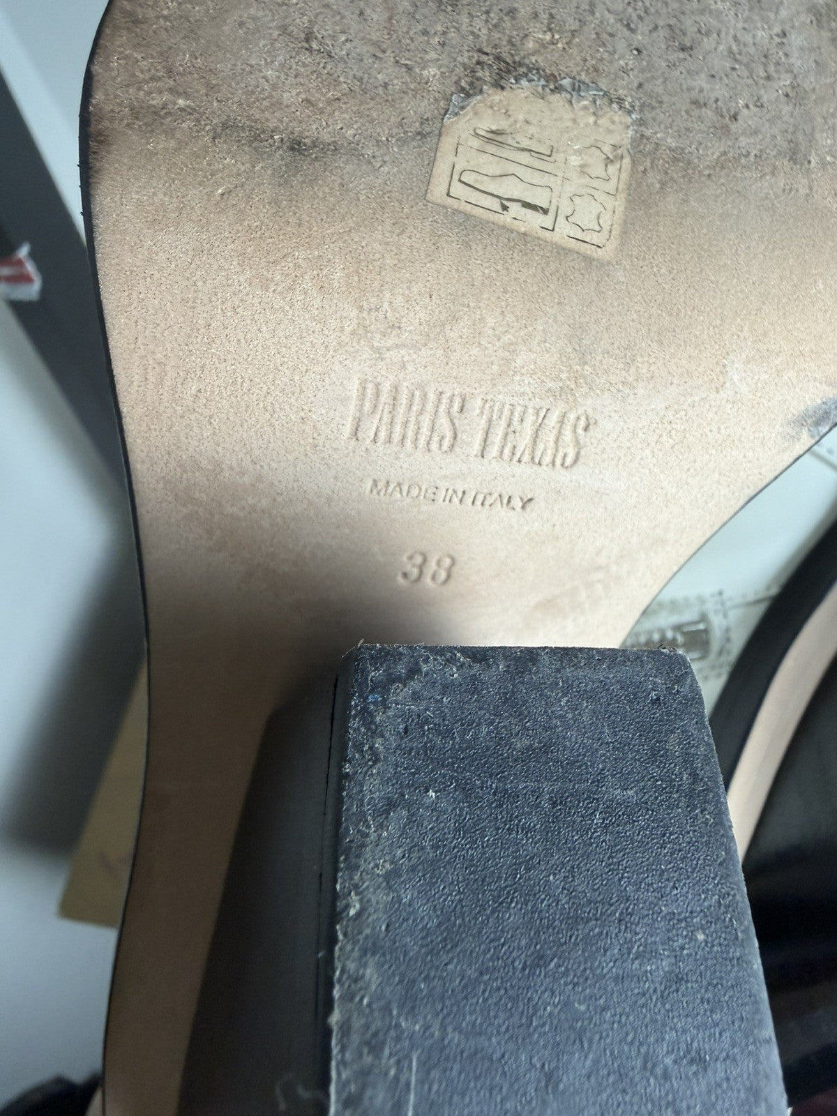 Paris Texas White Leather Nina Wedge Boots  Size 38