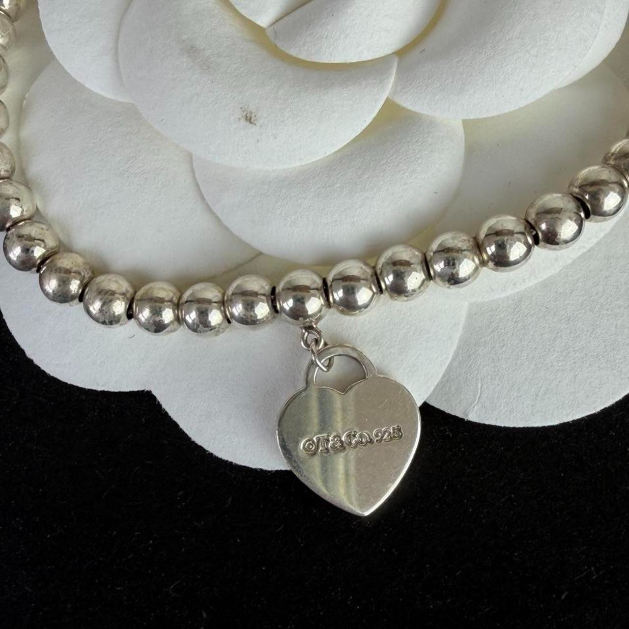 Tiffany & Co sterling steel bracelet