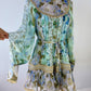 Zimmerman Rhythm Trimmed Billow Mini Dress Size 1 Aus 10 US 6 With Slip