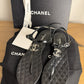 CHANEL Quilted CC Thong Sandals T-Strap Size 40