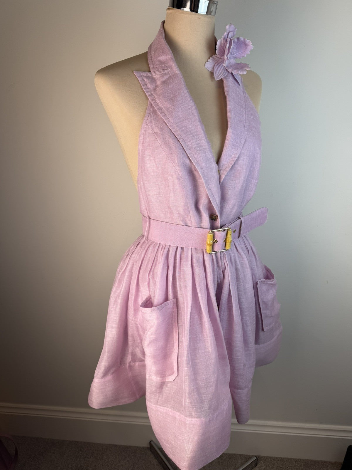 Zimmermann High Tide Tuxedo Mini Dress Size 1 / AU 10 / US 6