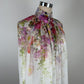 ZIMMERMANN White Floral Prima Smock Ruched Blouse - size 0/8 uk/4 us