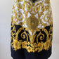 Vercase Barocco Silk Dress Uk 10 42 it 6 us