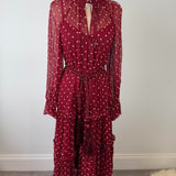 ZIMMERMANN Ladybeetle Swing Midi Dress size 0