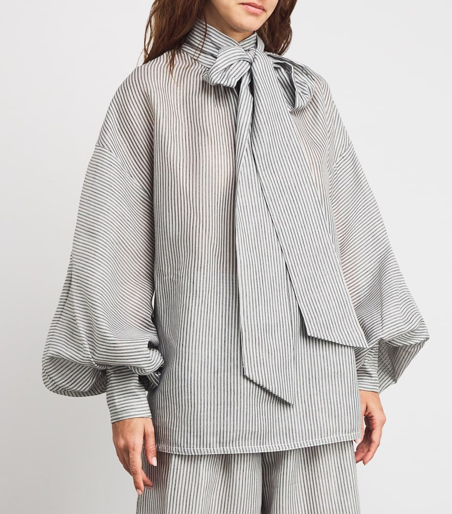 Zimmermann Hypnotic Stripped Blouse Small BNWT
