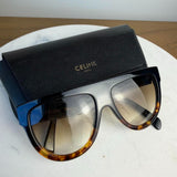 Authentic Celine sunglasses with tortoiseshell pattern