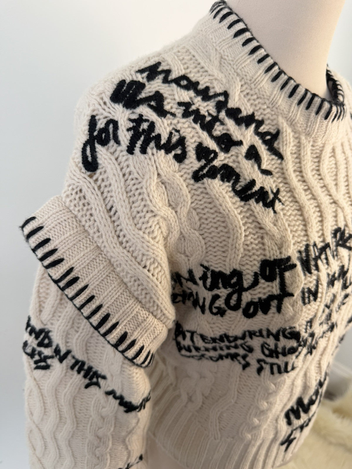 Zimmermann Dancer Embroidered Wool Sweater Size 1 EXCELLENT