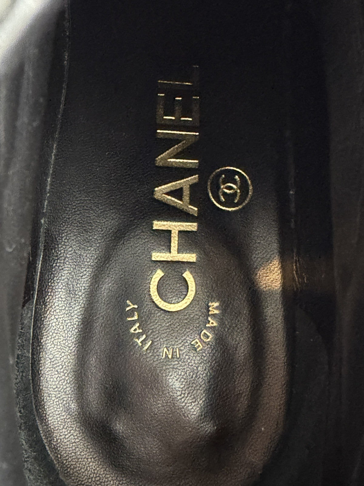 Chanel Ankle Boots Vintage Camelia Grey size 37