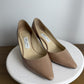 Authentic Jimmy Choo Romy 85 Pumps Shoes sz 38 In Nude