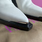 Paris Texas White Leather Nina Wedge Boots  Size 38
