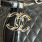 CHANEL Quilted CC Thong Sandals T-Strap Size 40