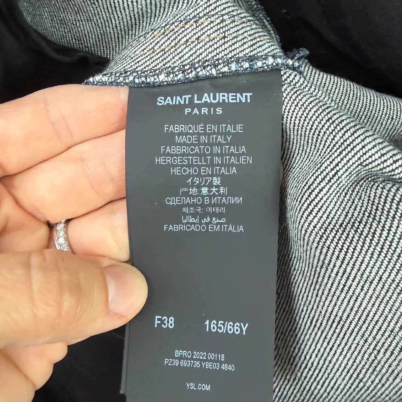 Saint Laurent Navy Denim Jeans Size