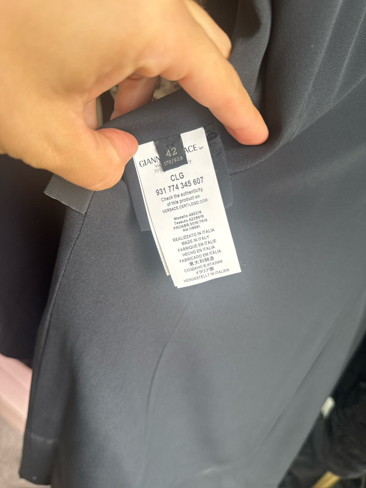 Vercase Barocco Silk Dress Uk 10 42 it 6 us