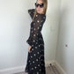 Zimmermann Dress Size 0 AU 6-8 US 2-5 Sunray Midi Pleated Polkadot Black Elegant