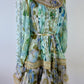 Zimmerman Rhythm Trimmed Billow Mini Dress Size 1 Aus 10 US 6 With Slip
