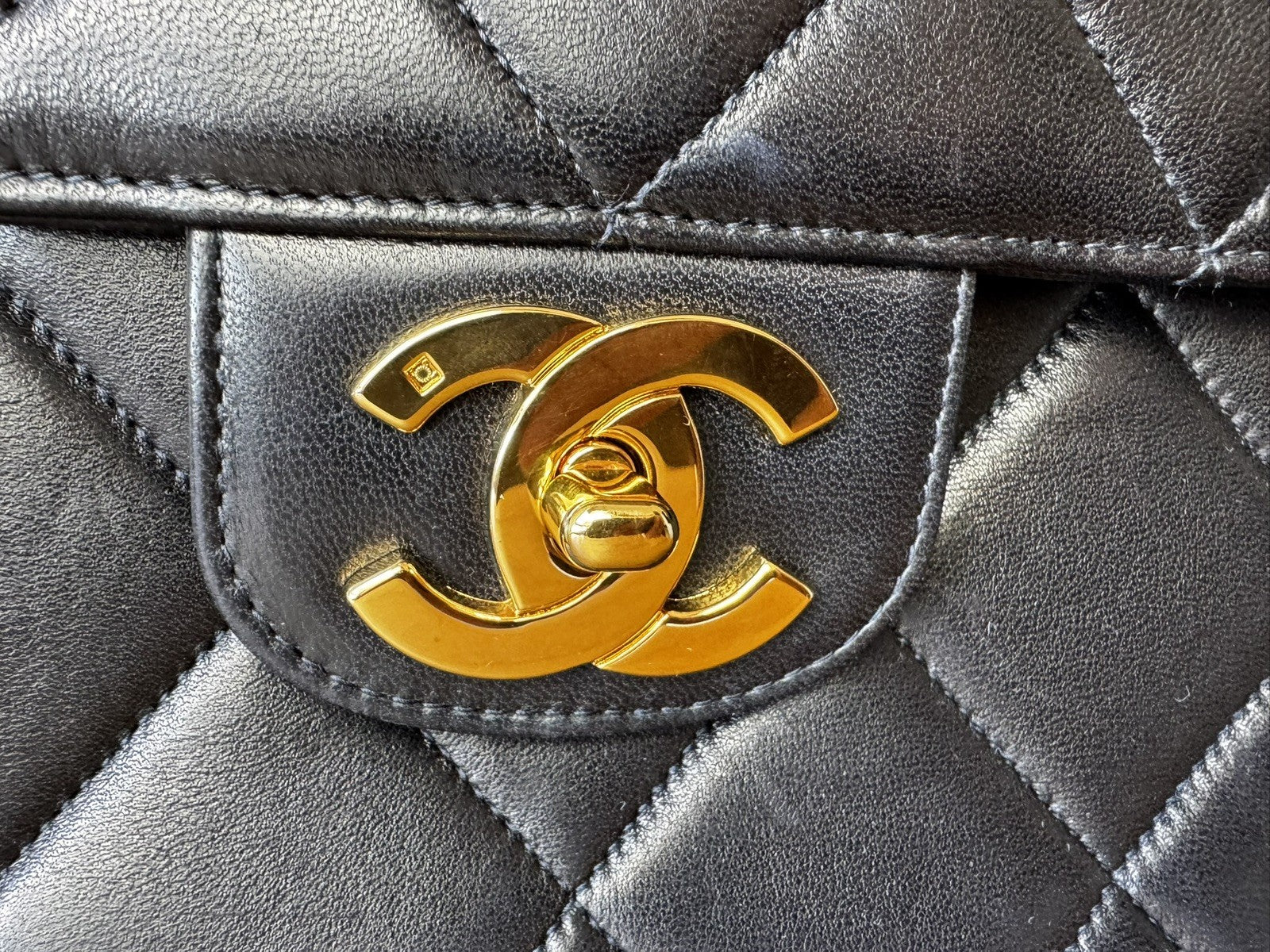 Chanel Kelly Top Handle Bag 24k GOLD lambskin Bag