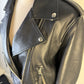 ACNE Studios Women Biker Lamb Leather Jacket Black Zip Long Sleeve Size 36