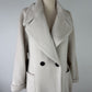 Emporio Armani Cream Alpaca & Virgin Wool Belted Wrap Coat – Size EU 38 / AU 8
