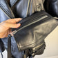 ACNE Studios Women Biker Lamb Leather Jacket Black Zip Long Sleeve Size 36