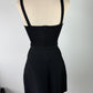 Scanlan Theodore Lurex Black mini dress size XS