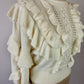 ZIMMERMANN botanica ruffled creme sweater Size 3/ UK 12-14/ us 8-10 