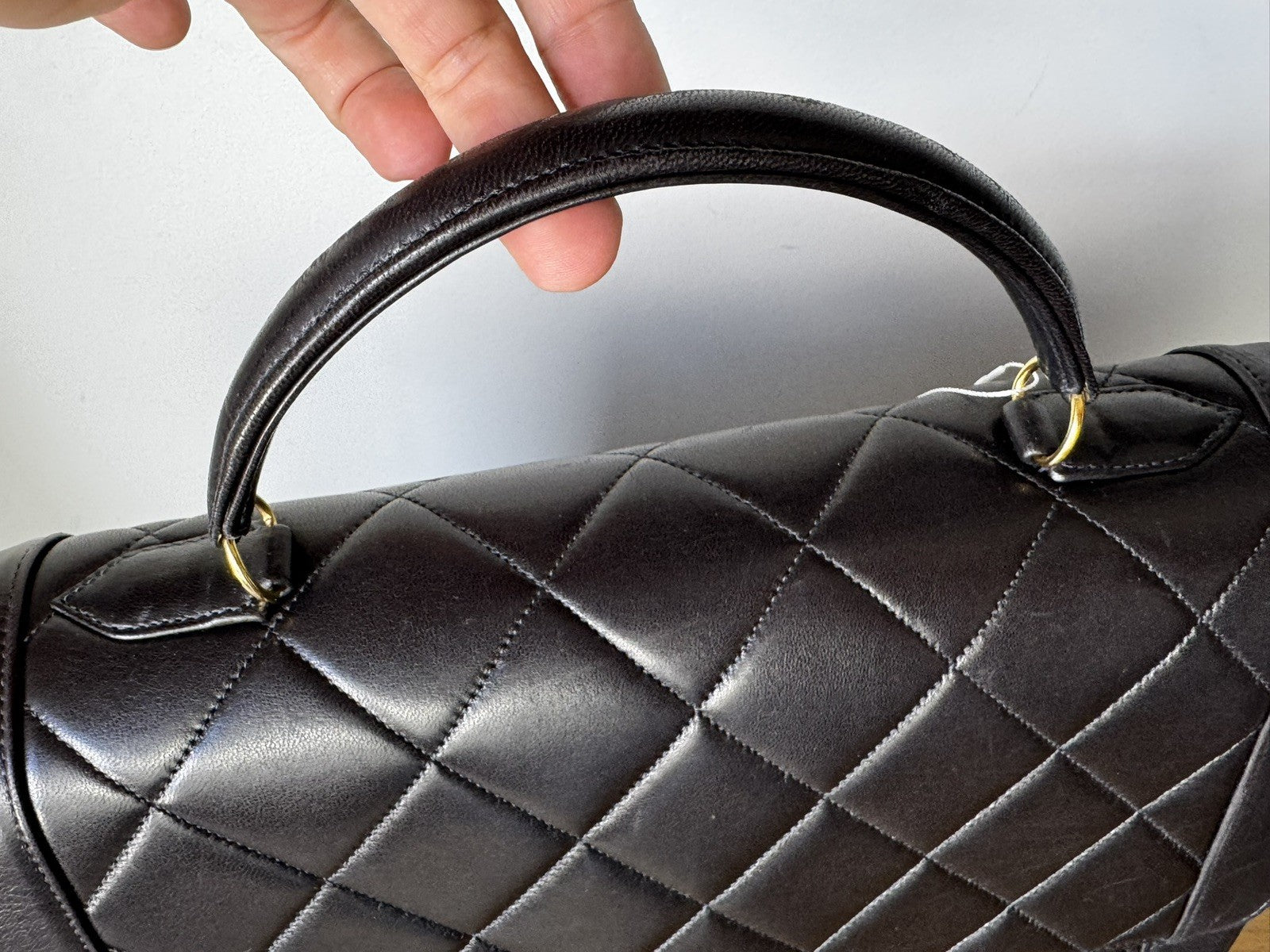 Chanel Kelly Top Handle Bag 24k GOLD lambskin Bag