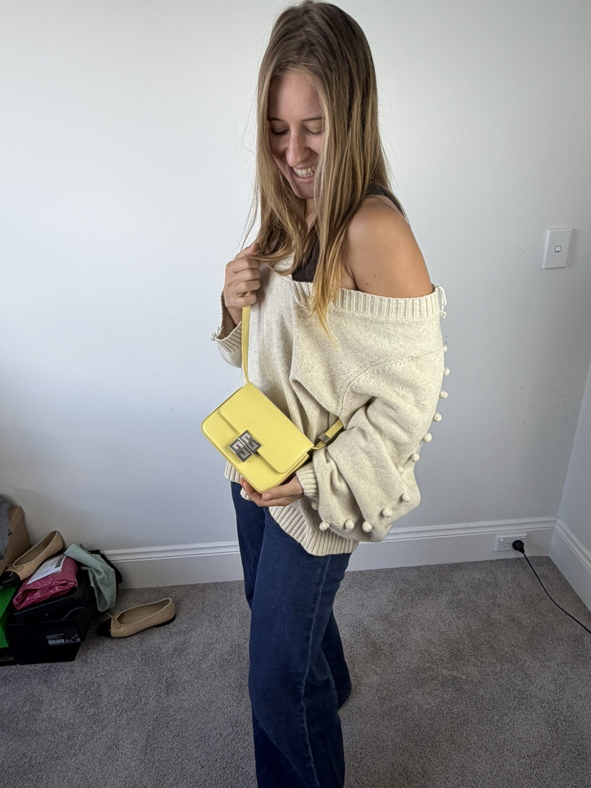 Givenchy Yellow 4G Mini Bag (rare)