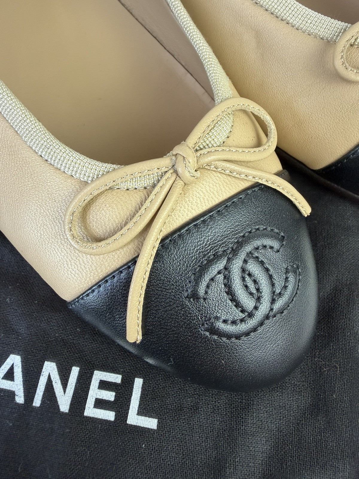 Chanel Ballerina Flats Size 38 Unused Brand new 