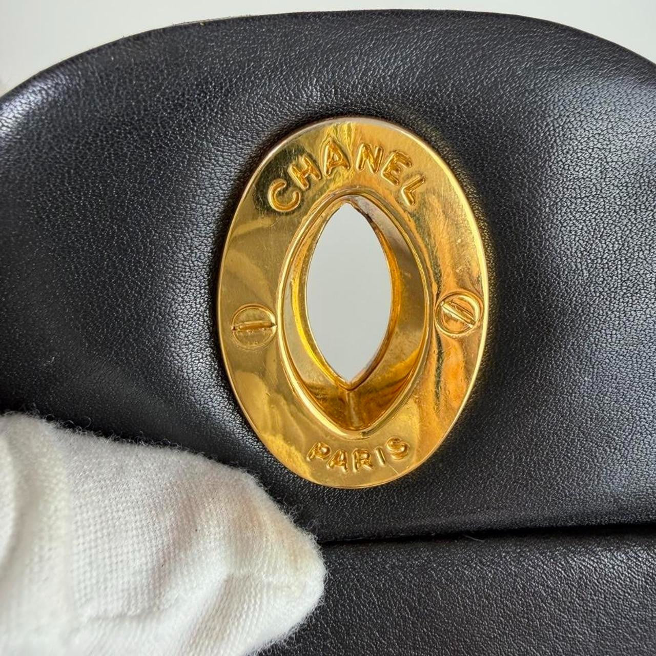 Chanel Jumbo Mattelasse CC 34 cm Single Flap Bag