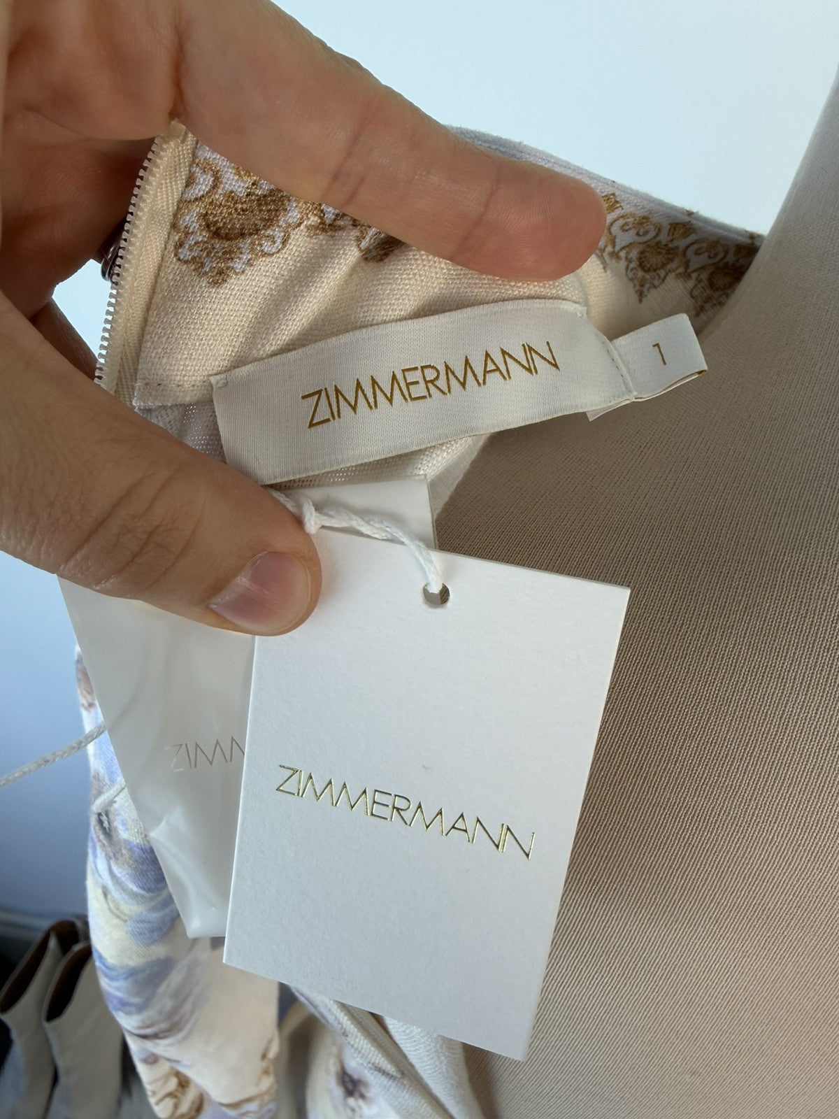 Zimmermann Hypnotic Linen Mini dress Size 1 - Brand new!