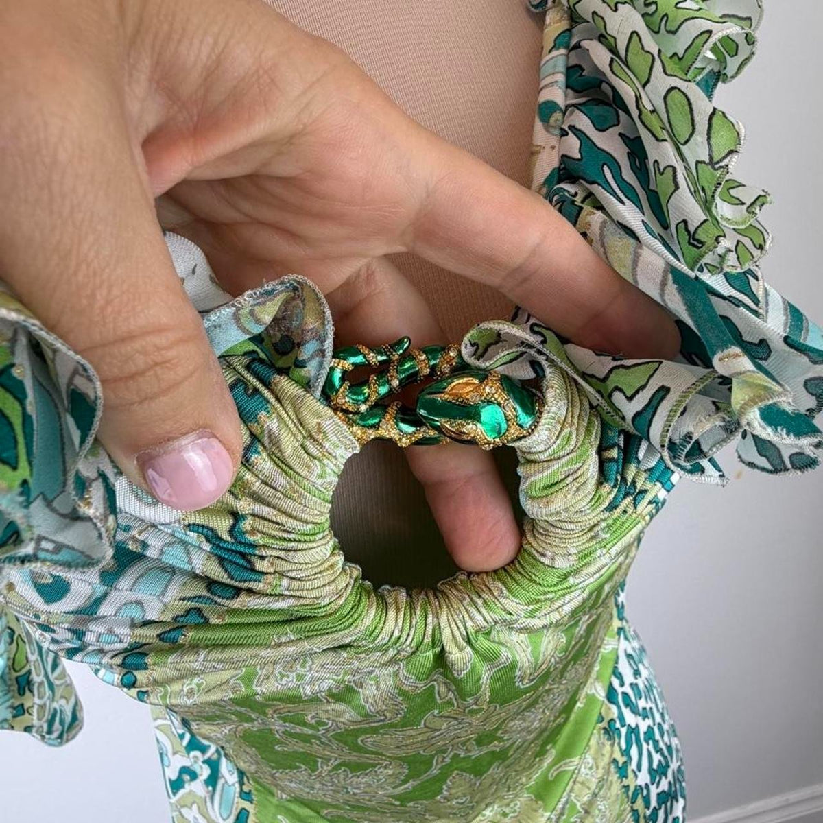 Roberto Cavalli  Y2K ruffle blouse 44EU 10-12au/uk
