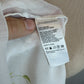 ZIMMERMANN White Floral Prima Smock Ruched Blouse - size 0/8 uk/4 us
