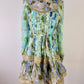 Zimmerman Rhythm Trimmed Billow Mini Dress Size 1 Aus 10 US 6 With Slip