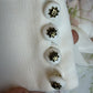 ZIMMERMANN White Floral Prima Smock Ruched Blouse - size 0/8 uk/4 us