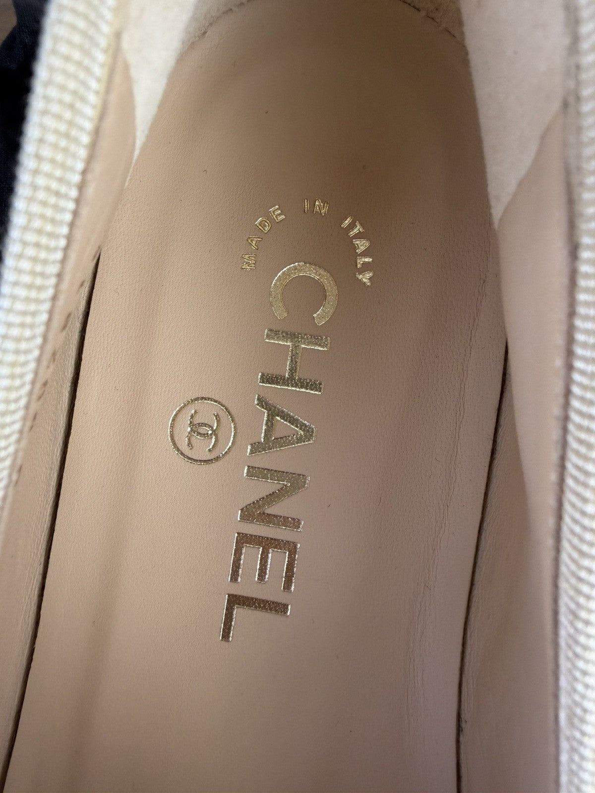 Chanel Ballerina Flats Size 38 Unused Brand new 