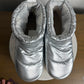 UGG silver metallic high top boots Size US 7 #shearling #winterboots